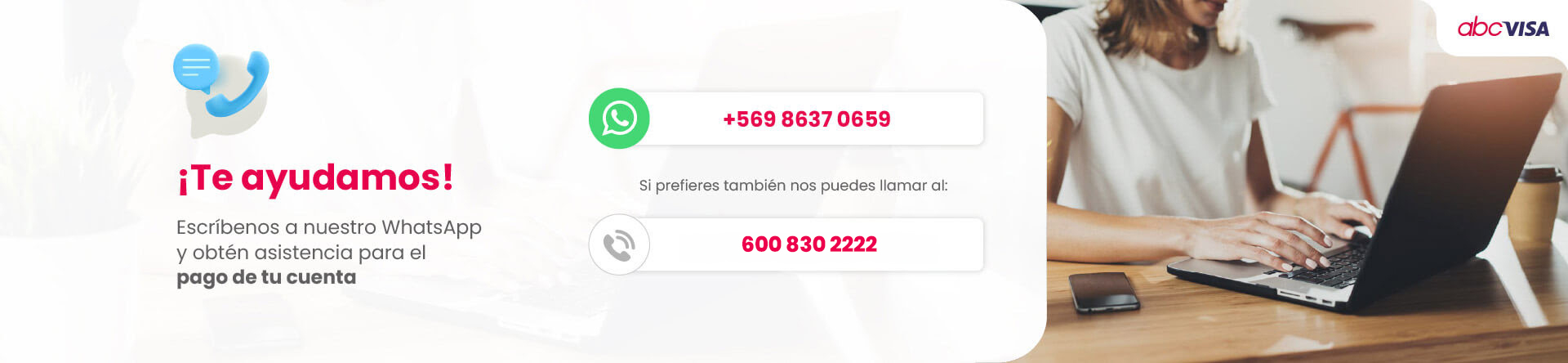 Queremos ayudarte! Tenemos este Whatsapp para atender a tus consultas de pago de estado de cuenta y mucho mas!