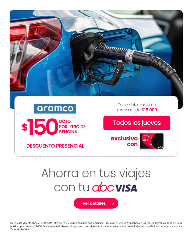 ¡Descuento en Aramco usando tu tarjeta abcvisa!