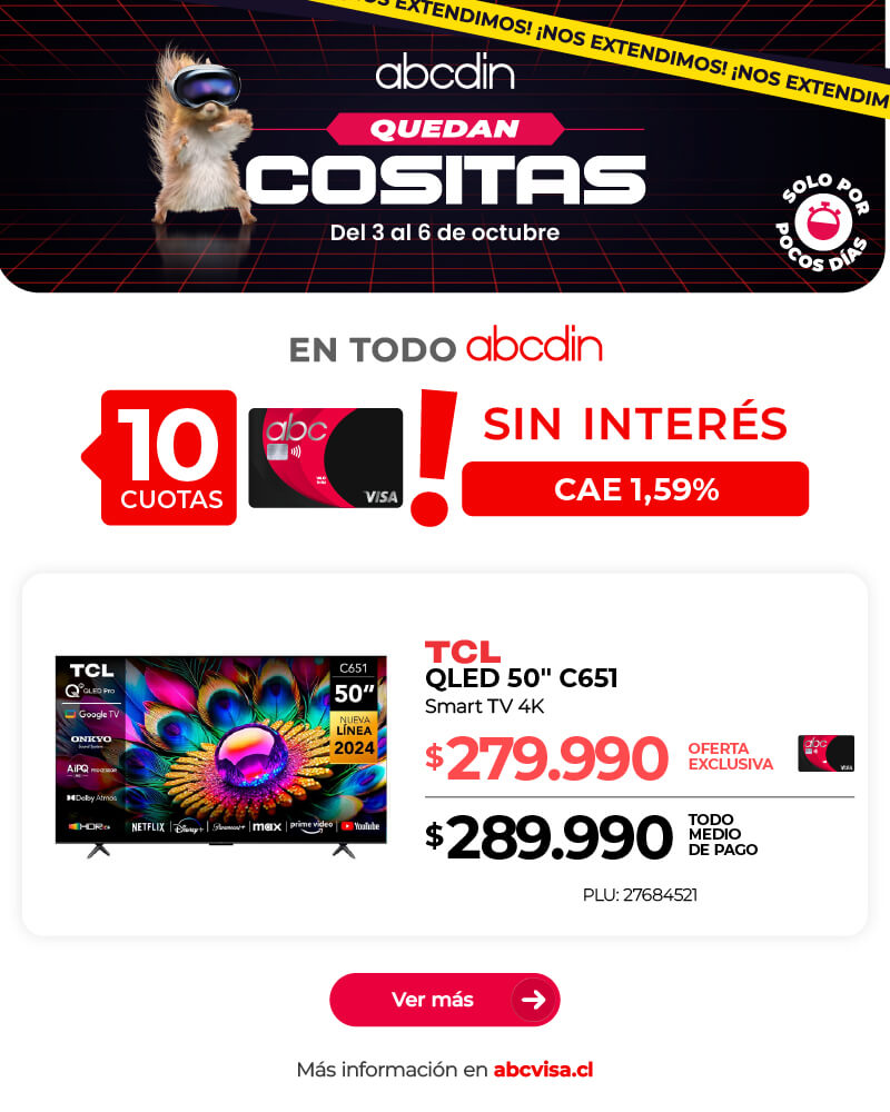 ¡nos extendimos! ofertas en abcdin.cl