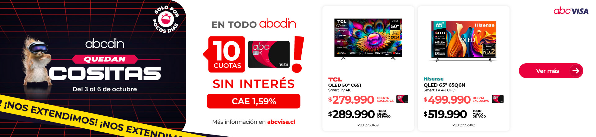 ¡nos extendimos! ofertas en abcdin.cl