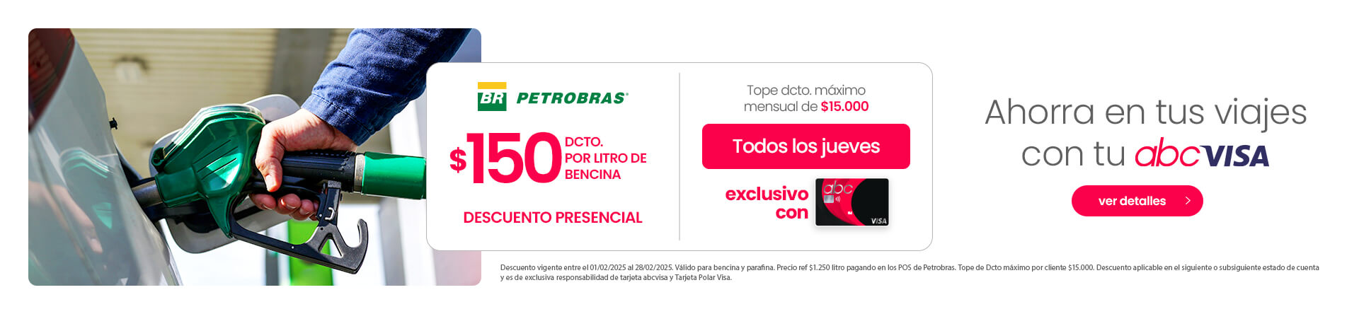 ¡Descuento en Petrobras usando tu tarjeta abcvisa!